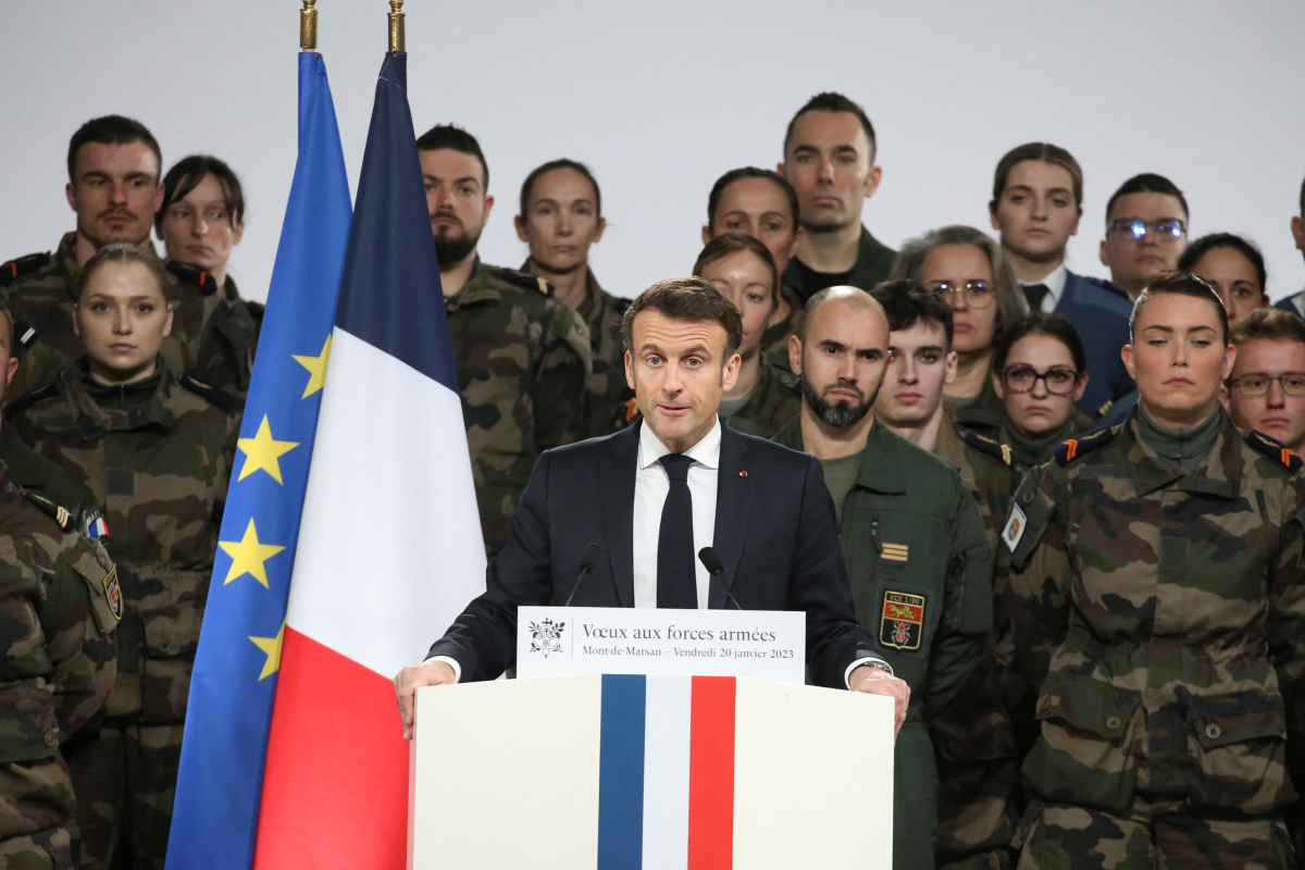 french-president-emmanuel-macrons-new-year-address-french-army-mont-de-marsan-air-base